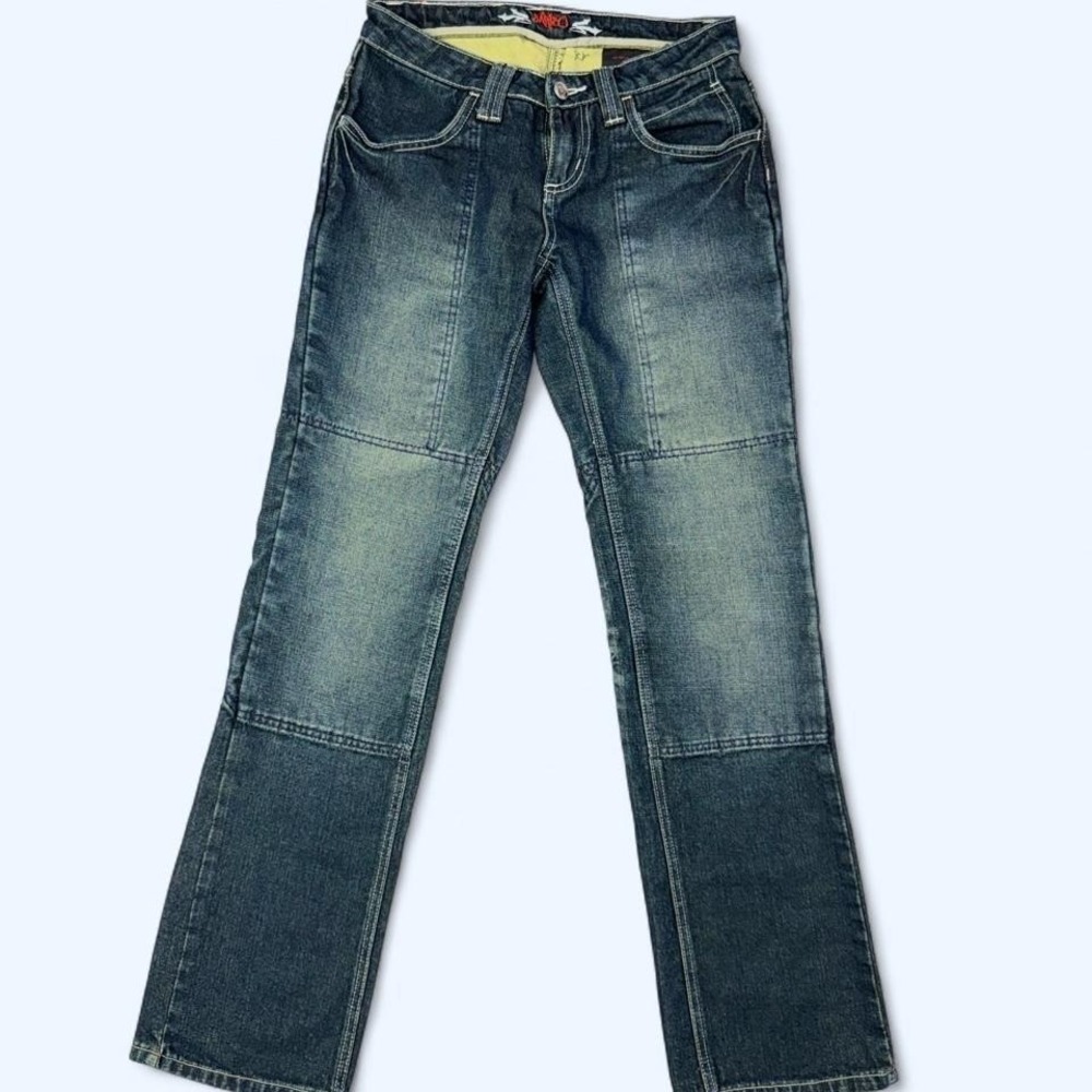 Vintage Sarto Moto Biker Jeans Low Rise Bootcut Y2K Womens 10‎ panel jeans